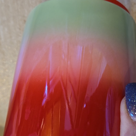 Starbuck's Holiday Red/Green Ombre 8 Ounce Travel Mug - Picture 6 of 6
